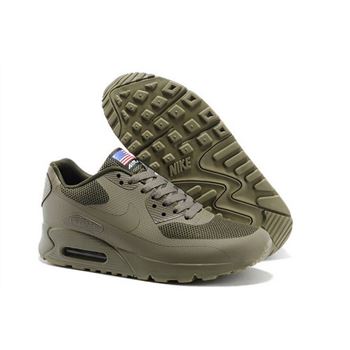 Nike Air Max 90 Hyp Qs Men All Brown Running Shoes Wholesale